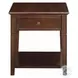 Malachi Walnut Square End Table