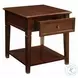 Malachi Walnut Square End Table