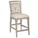 Essex Oyster Upholstered Counter Height Stool