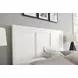 Cool Farmhouse White King Panel Bed