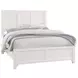 Cool Farmhouse White King Panel Bed