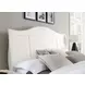 Cool Farmhouse White King Sleigh Bed