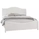 Cool Farmhouse White King Sleigh Bed