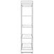 Hartford Chrome Bookcase