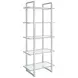 Hartford Chrome Bookcase
