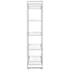 Hartford Chrome Bookcase