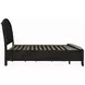 Avalon Coffee Bean King Storage Panel Bed with Nailhead Trim