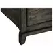 Avalon Coffee Bean and Oatmeal King Upholstered Storage Panel Bed with Nailhead Trim
