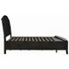 Avalon Coffee Bean Queen Storage Panel Bed with Nailhead Trim