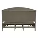 Avalon Coffee Bean Queen Storage Panel Bed with Nailhead Trim
