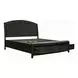 Avalon Coffee Bean Queen Storage Panel Bed with Nailhead Trim