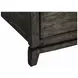 Avalon Coffee Bean Queen Storage Panel Bed with Nailhead Trim