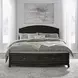 Avalon Coffee Bean Queen Storage Panel Bed with Nailhead Trim