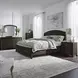 Avalon Coffee Bean King Storage Panel Bed with Nailhead Trim