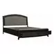 Avalon Coffee Bean and Oatmeal Upholstered Storage Panel Bedroom Set