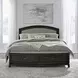 Avalon Coffee Bean and Oatmeal Upholstered Storage Panel Bedroom Set