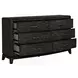 Avalon Coffee Bean and Oatmeal Upholstered Storage Panel Bedroom Set