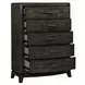 Avalon Coffee Bean 5 Drawer Chest