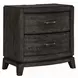 Avalon Coffee Bean 2 Drawer Nightstand with USB Charging
