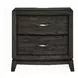 Avalon Coffee Bean 2 Drawer Nightstand with USB Charging