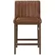 Ellsworth Bravo Cognac Upholstered Counter Height Stool