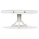 Willowbrook Egg Shell White 66" Extendable Oval Dining Table