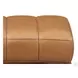 Baylor Cinnamon Leather Upholstered Rectangular Ottoman