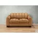 Baylor Cinnamon Leather 64" Loveseat
