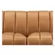 Baylor Cinnamon Leather 84" Sofa