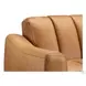 Baylor Cinnamon Leather 84" Sofa