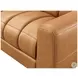 Baylor Cinnamon Leather Upholstered Lounge Chair