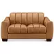 Baylor Cinnamon Leather Living Room Set