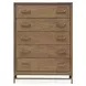 Lindon Belgian Wheat and White Upholstered Panel Bedroom Set