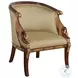 Swan Neutral Fabric Occasional Chair