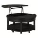 Weston Peppercorn Round Lift Top Occasional Table Set