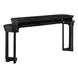 Weston Peppercorn Oval Console Bar Table with USB Charging