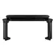 Weston Peppercorn Oval Console Bar Table with USB Charging