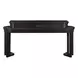 Weston Peppercorn Oval Console Bar Table with USB Charging