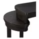 Weston Peppercorn Oval Console Bar Table with USB Charging