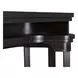 Weston Peppercorn Oval Console Bar Table with USB Charging