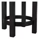 Weston Knubby Taupe Upholstered Swivel Console Stool