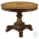 Gadroon Aged Regency Mahogany Center Table