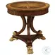 Serene Hand Carved Mahogany Occasional Table