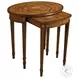 Marlborough Aged Regency Occasional Table Set Of 2