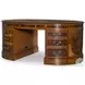 Map Aged Regency Partner'S Oval Desk