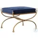 Royal Royal Blue Velvet Bench