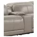 Ridgeway Gray Shark Skin Leather 6 Piece Power Reclining Sectional