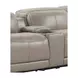 Ridgeway Gray Shark Leather Modular Zero Gravity Power Reclining Sectional with Power Headrest