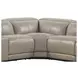 Ridgeway Gray Shark Skin Leather 6 Piece Power Reclining Sectional