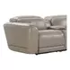 Ridgeway Gray Shark Leather Modular Zero Gravity Power Reclining Sectional with Power Headrest